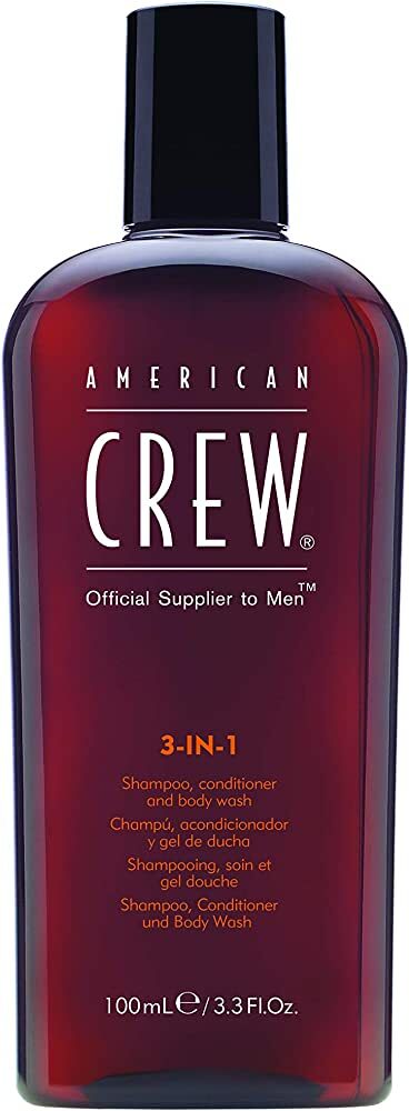 11-500100 CREW  3-IN-1 SHAMPOO 3.3OZ